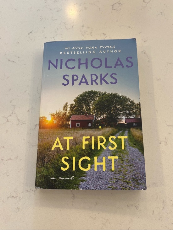 Nicholas Sparks Other - Nicholas Sparks "At First Sight" Romance Novel Paperback